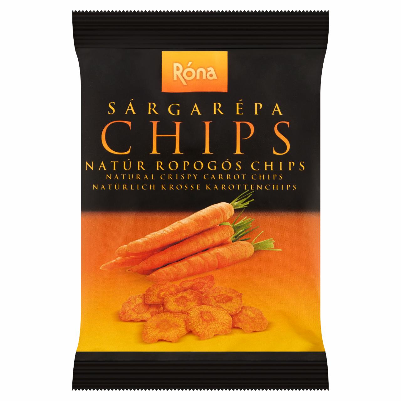 Képek - Róna natúr ropogós sárgarépa chips 40 g