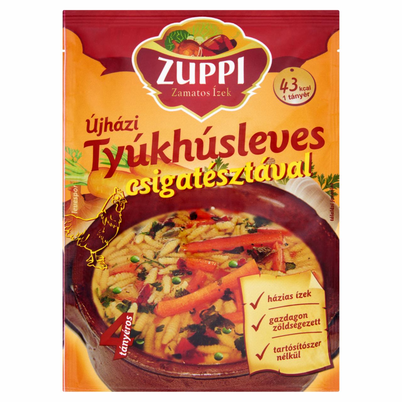 Képek - Zuppi Újházi tyúkhúsleves csigatésztával 60 g