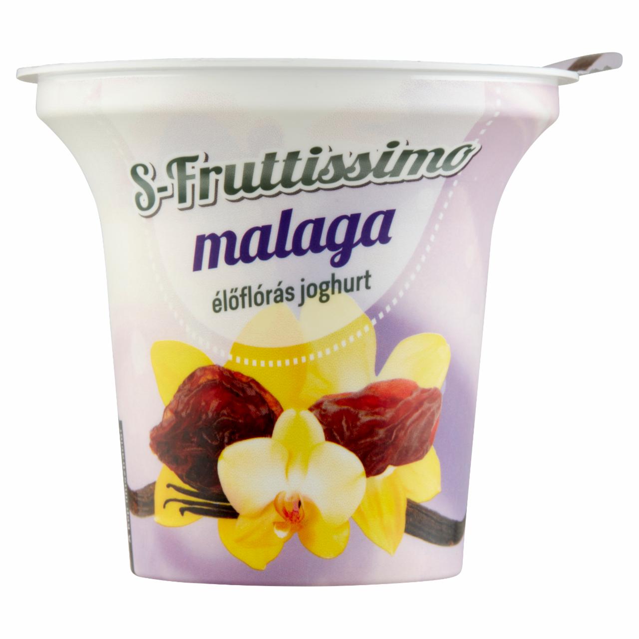 Képek - S-Fruttissimo Malaga élőflórás joghurt 200 g