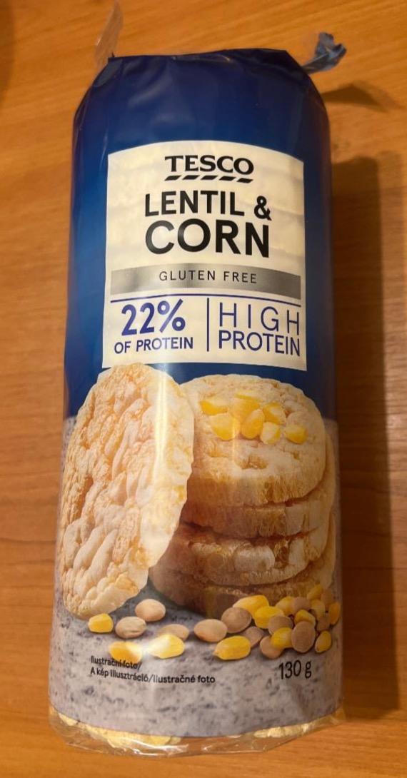 Képek - Lencse - és kukorica snack Lentil & corn Tesco