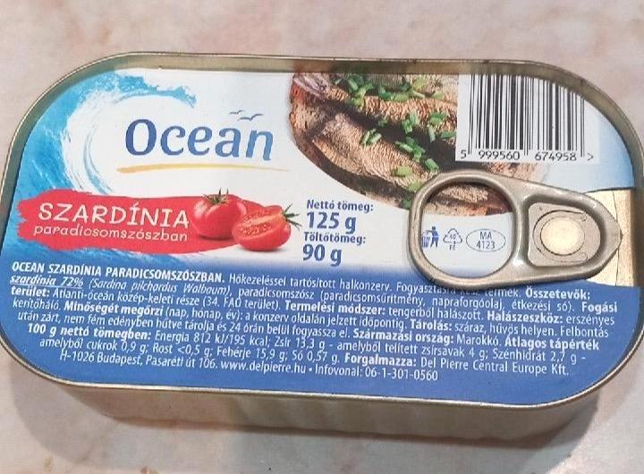 Képek - Szardínia paradicsomszószban Ocean