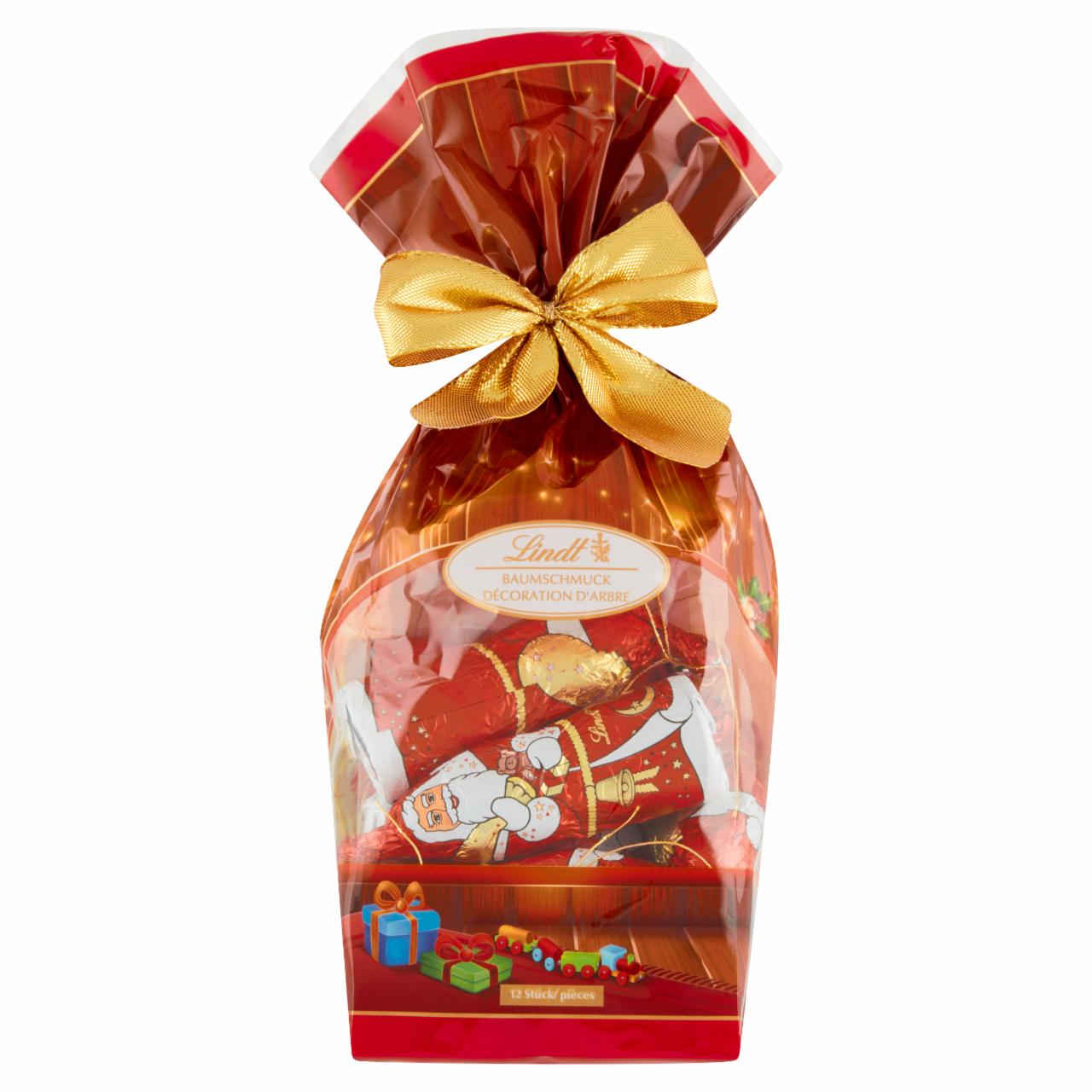 Képek - Lindt Mikulás alpesi tejcsokoládé figura 12 db 120 g