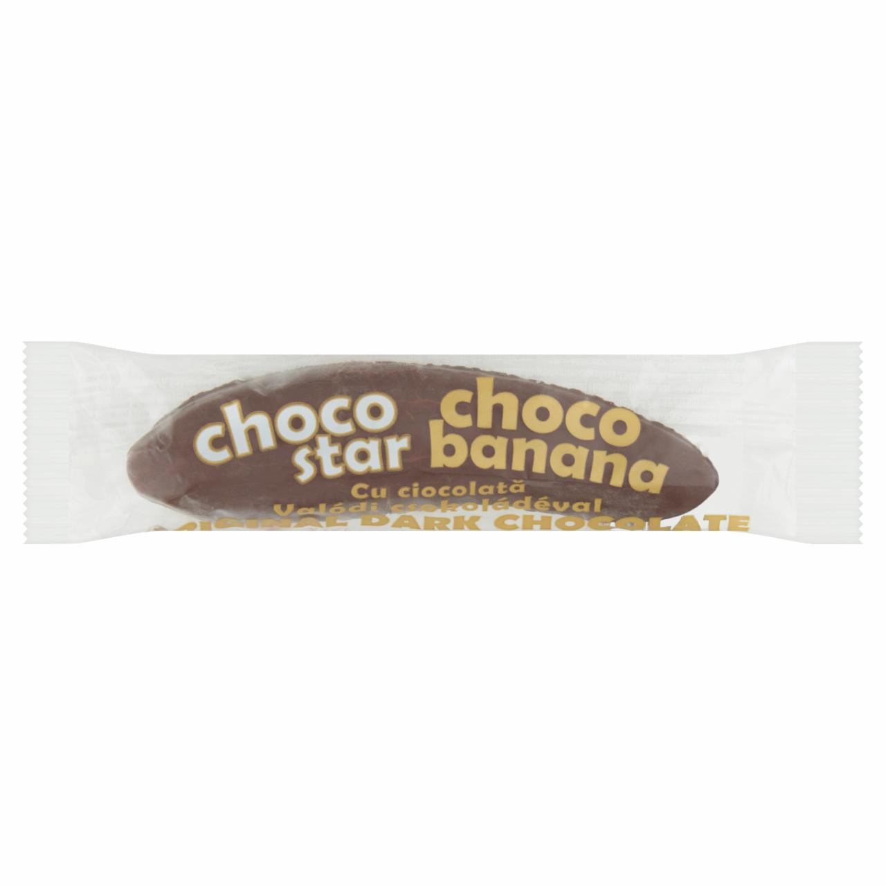 Képek - Choco Star Choco Banana étcsokoládéba mártott banán ízű szelet 20 g