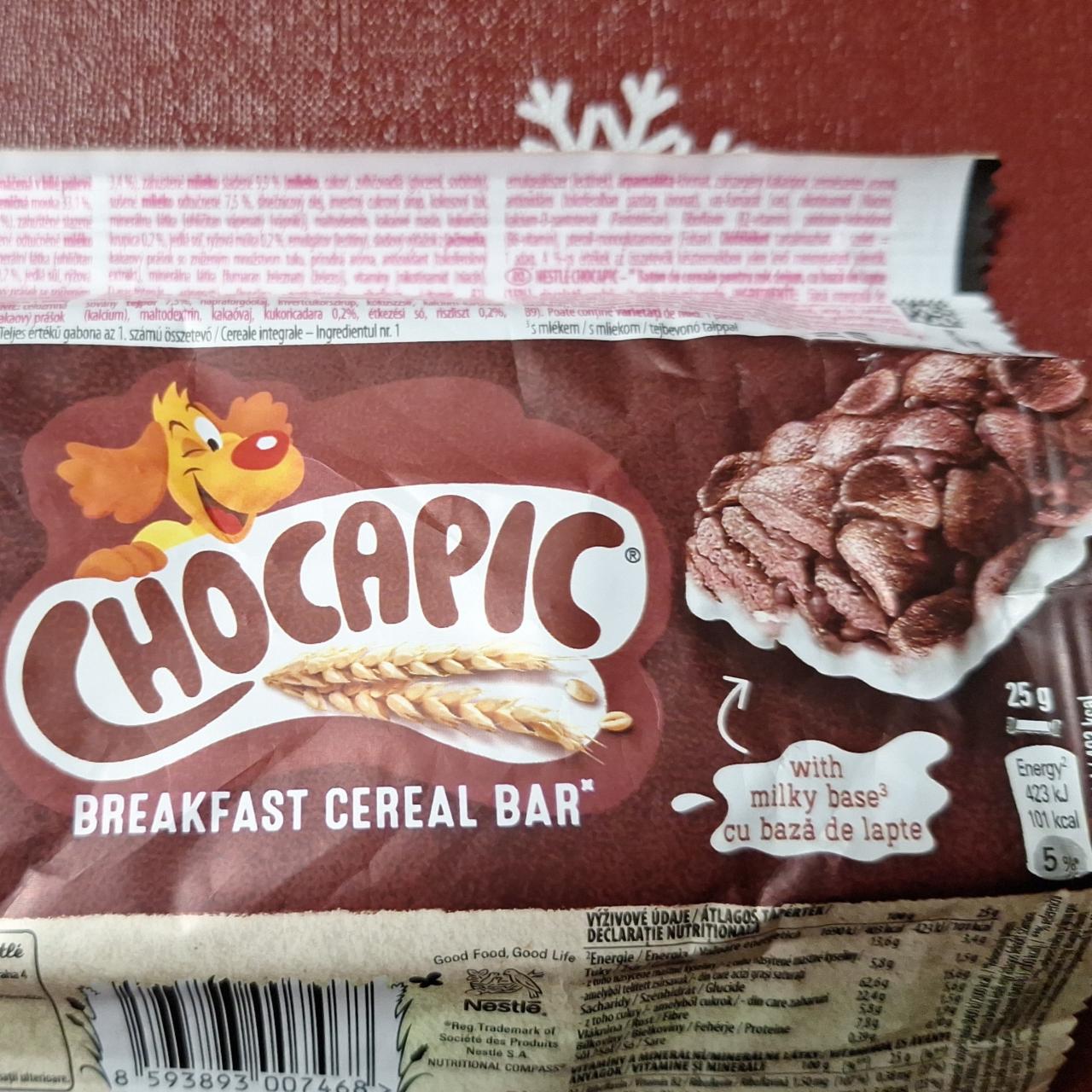 Képek - Chocapic Breakfast Cereal Bar 25g Nestlé