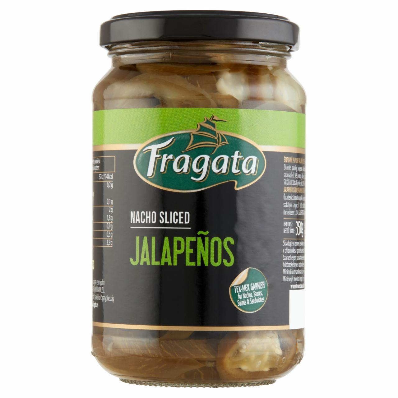 Képek - Jalapeño csípős paprika sós lében, szeletelt Fragata