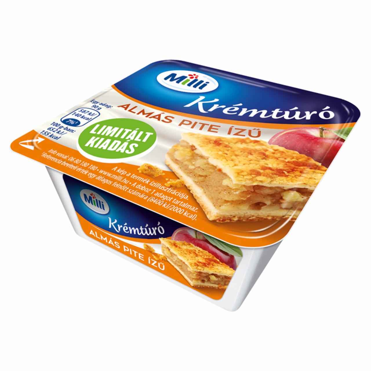 Képek - Milli almás pite ízű krémtúró 90 g