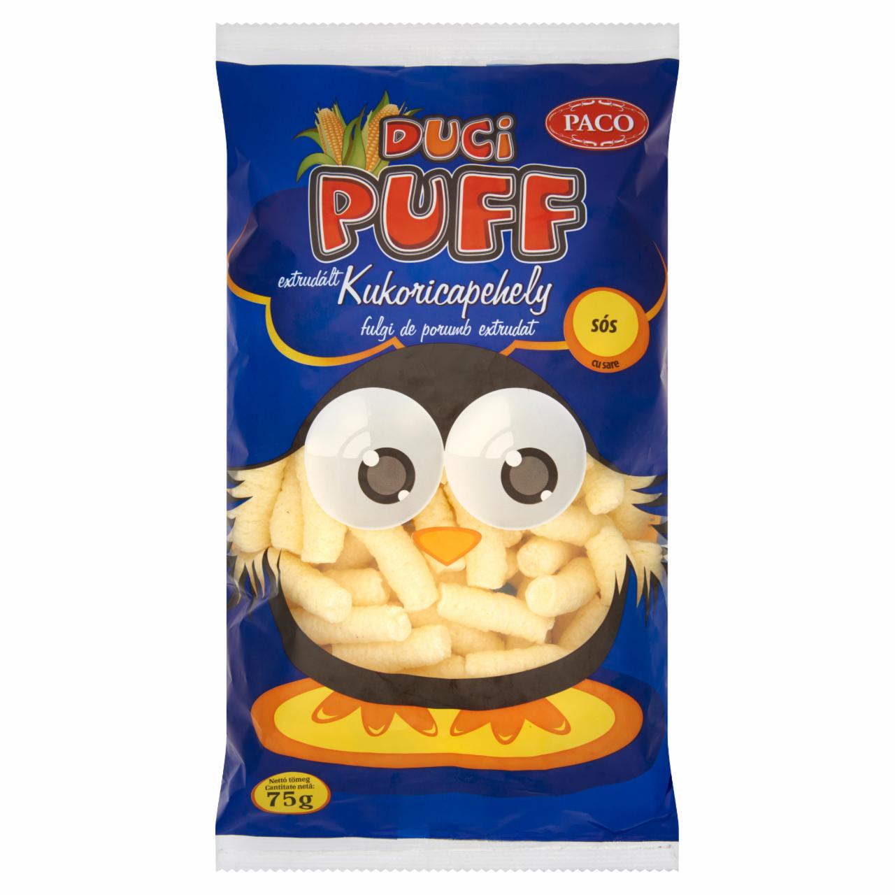 Képek - Paco Duci Puff extrudált sós kukoricapehely 75 g