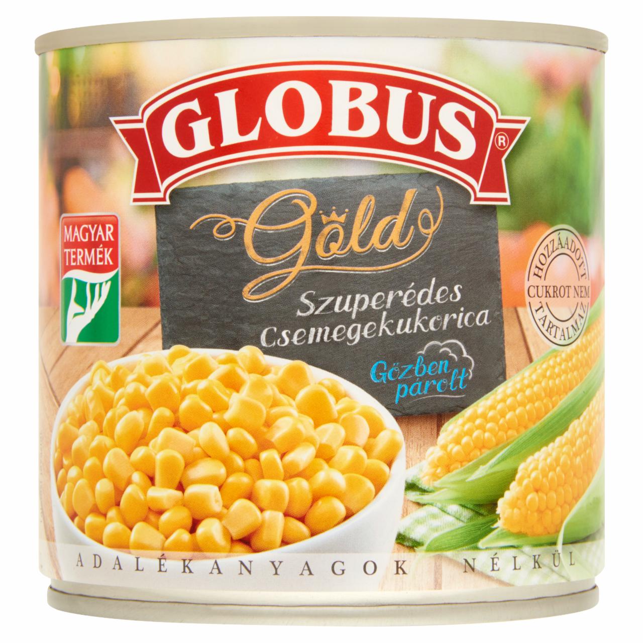 Képek - Globus párolt szuperédes csemegekukorica 340 g