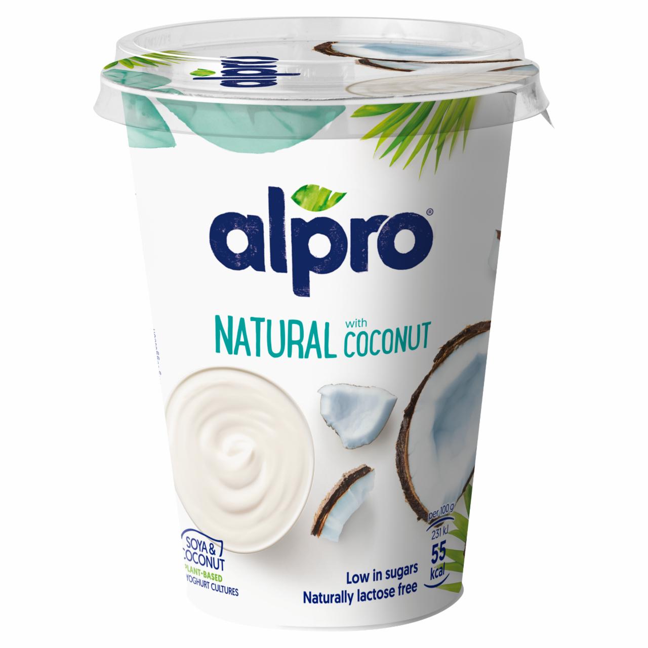 Képek - ALPRO natúr-kókusz szójagurt joghurt kultúrával 500 g