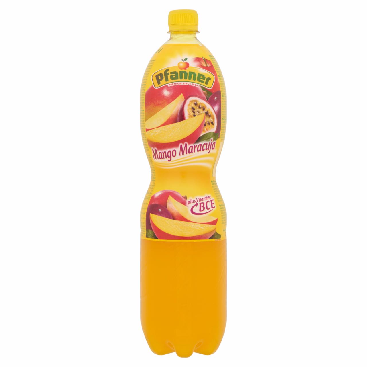 Képek - Pfanner vegyesgyümölcs üdítőital mangó-maracuja ízesítéssel, B-, C-, és E-vitaminnal 1,5 l