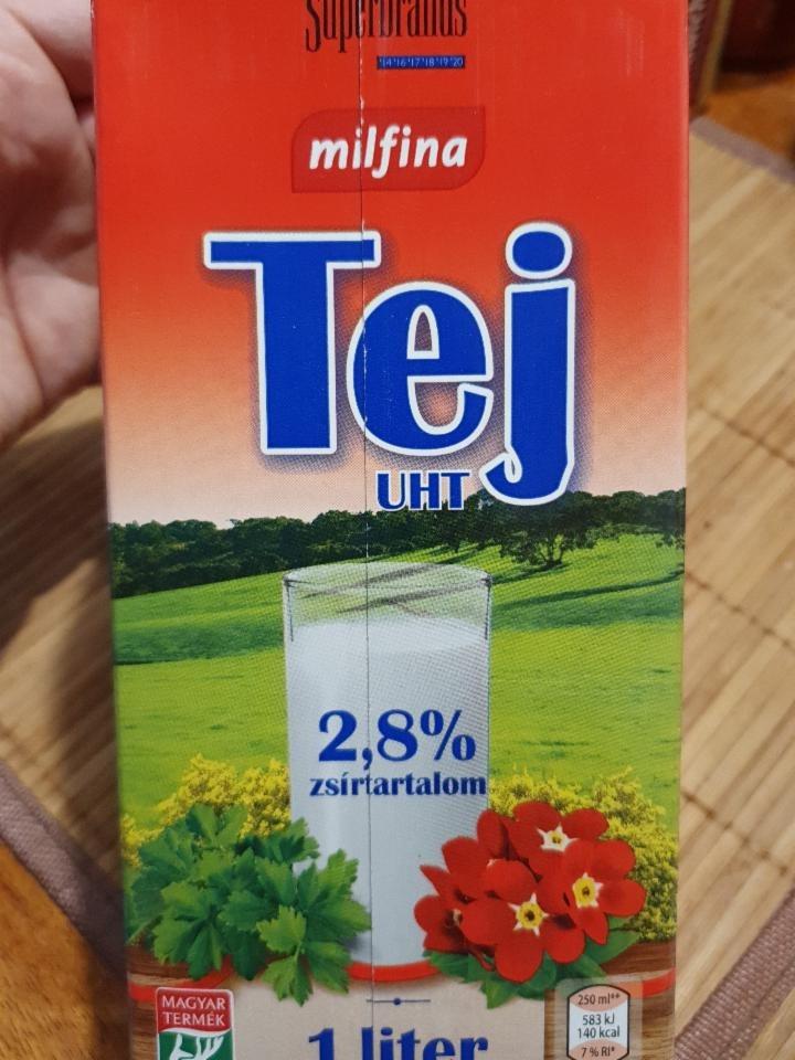 Képek - Tej UHT 2,8% Milfina