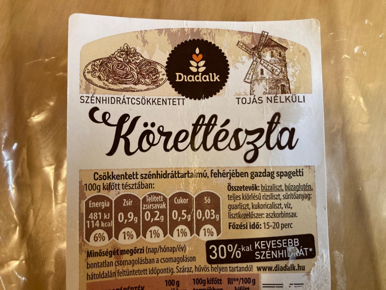 Képek - Diadalk Körellészla szénhidrátcsökkentett spagetti Diadalk