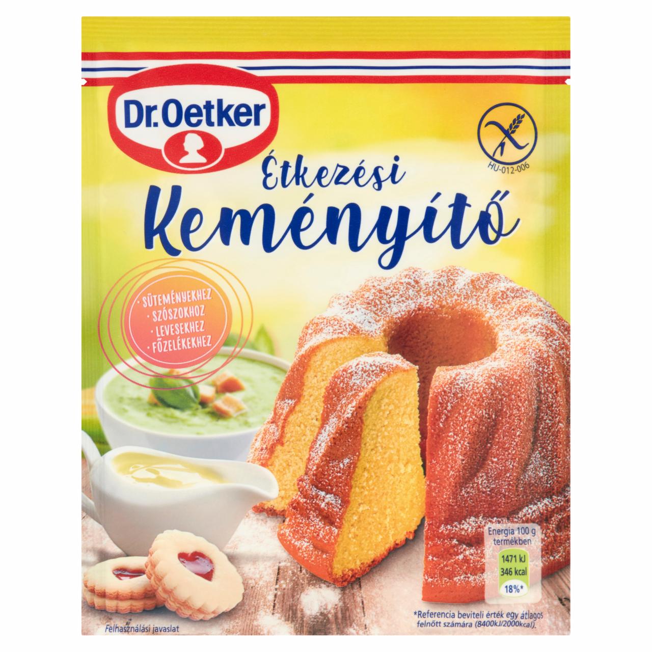 Képek - Dr. Oetker étkezési keményítő 80 g