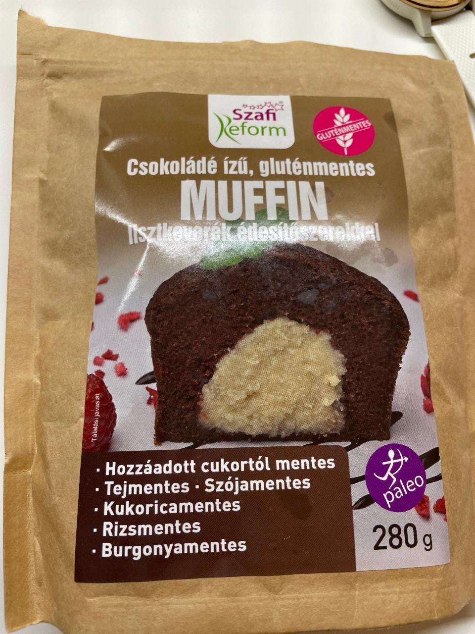 Képek - Csokoládé ízű, gluténmentes muffin lisztkeverék Szafi reform