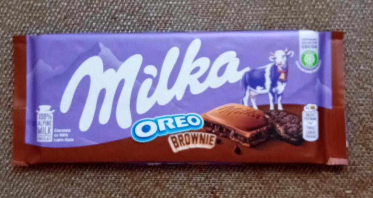 Képek - Milka Oreo Brownie