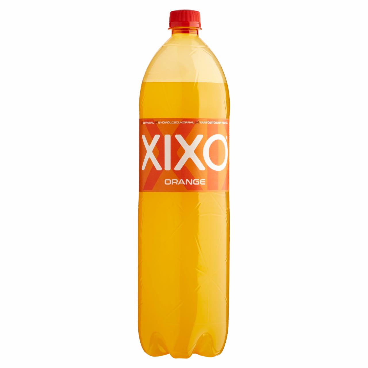 Képek - XIXO Orange narancsízű szénsavas üdítőital cukorral és édesítőszerrel 1,5 l