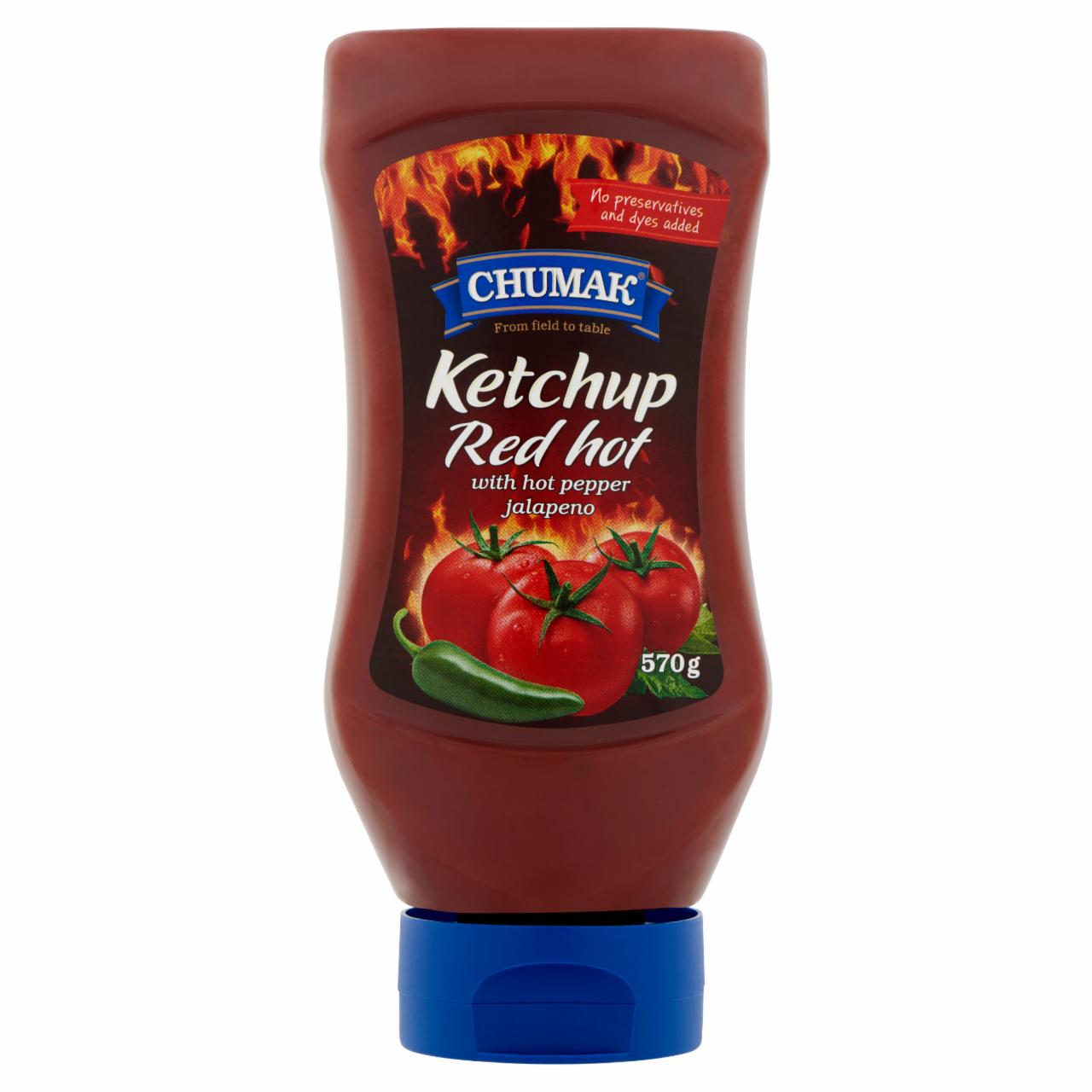 Képek - Chumak Red Hot nagyon csípős ketchup 570 g