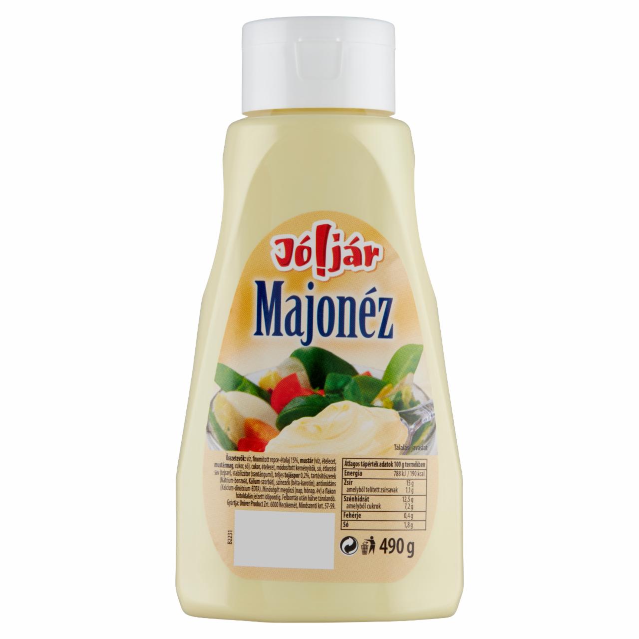 Képek - Jó!jár majonéz 490 g