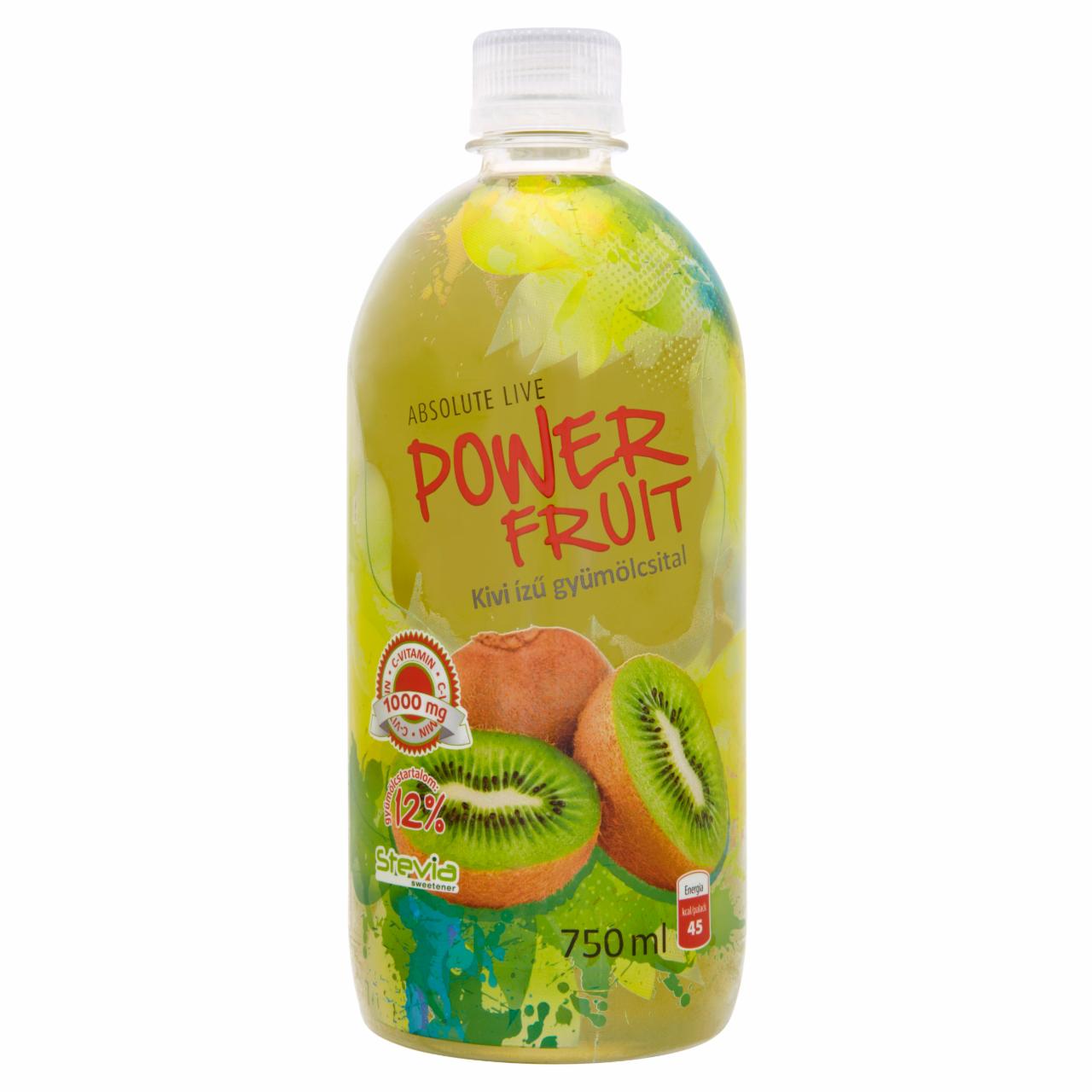 Képek - Absolute Live Power Fruit kiviízű gyümölcsital 750 ml