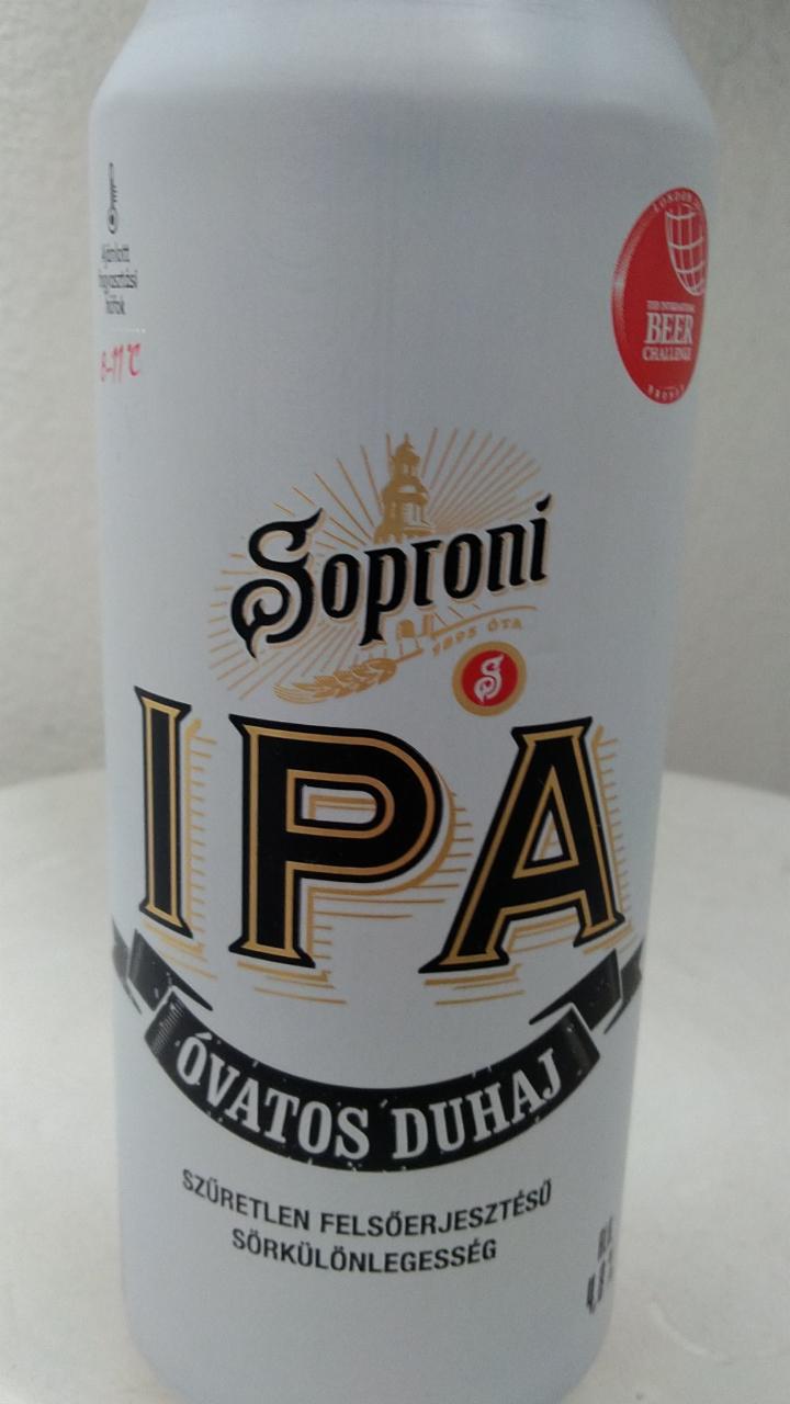 Képek - IPA Óvatos duhaj Soproni