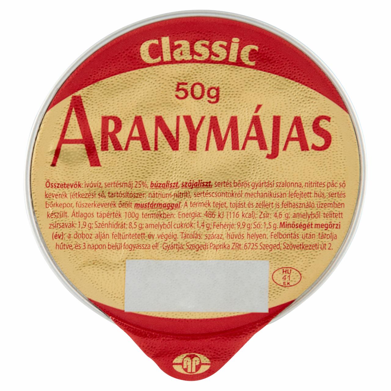 Képek - Classic aranymájas 50 g