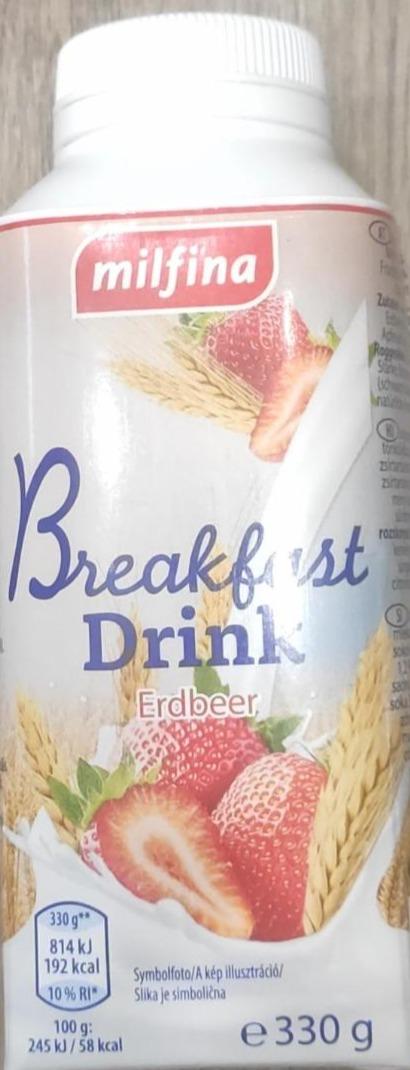 Képek - Breakfast Drink Erdbeer Milfina