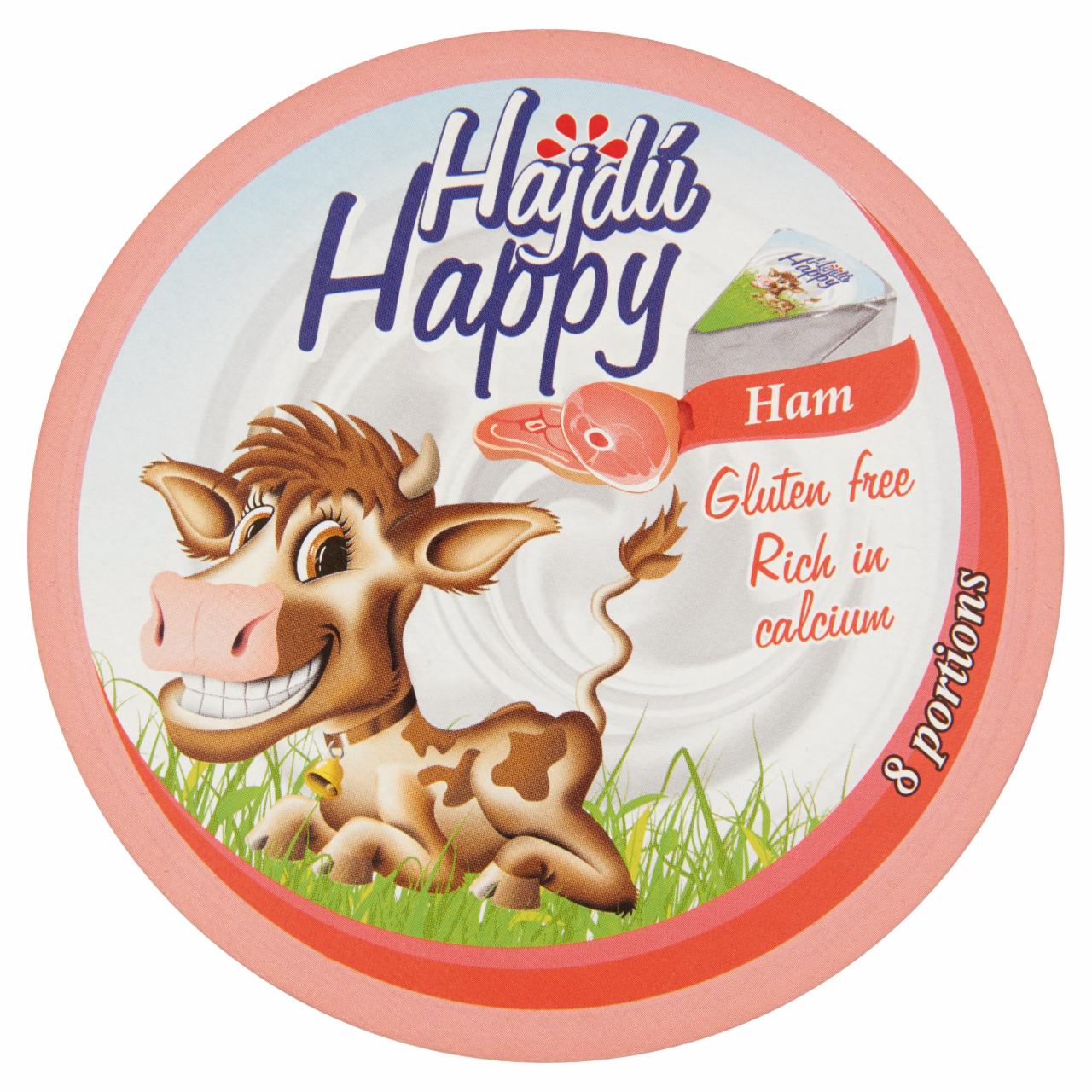 Képek - Hajdú Happy sonkás zsíros, kenhető ömlesztett sajt 140 g