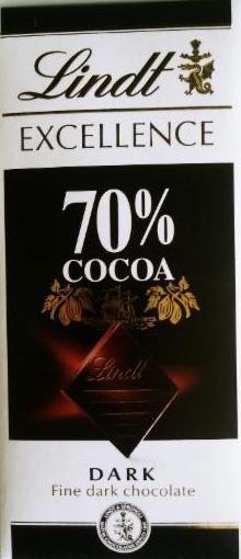 Képek - Excellence 70% cocoa dark Lindt