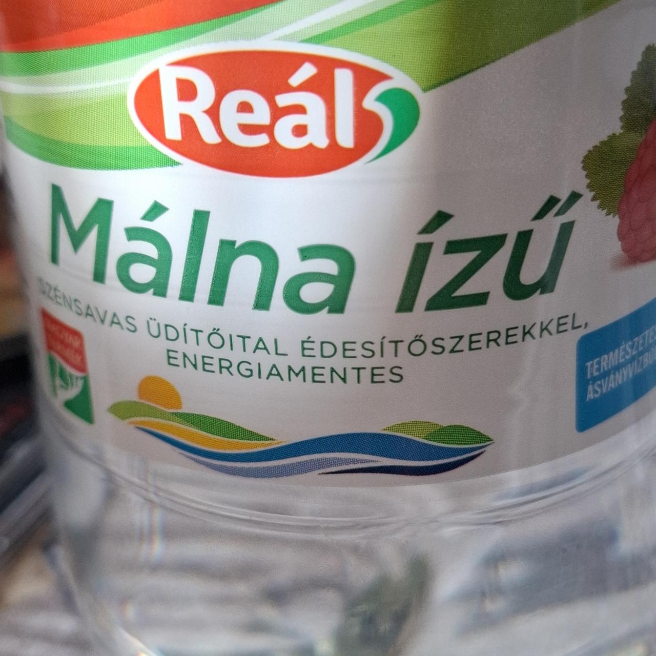 Képek - Málna izű szénsavas üdítőital édesítőszerekkel Reál