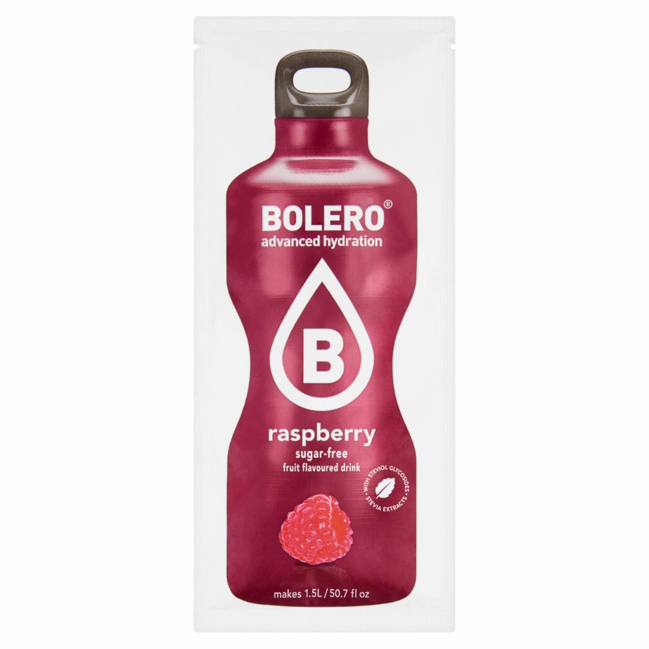 Képek - Bolero málna ízesítésű italpor édesítőszerekkel 9 g