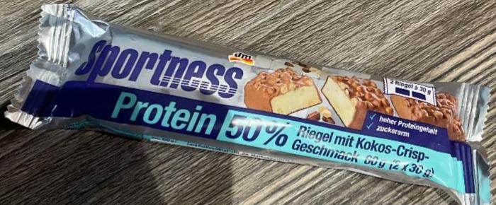 Képek - Protein 50% riegel mit kokos-crisp-geschmack Sportness