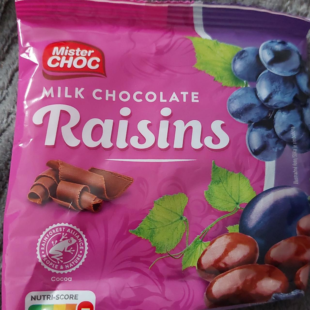 Képek - Milk chocolate raisins Mister Choc