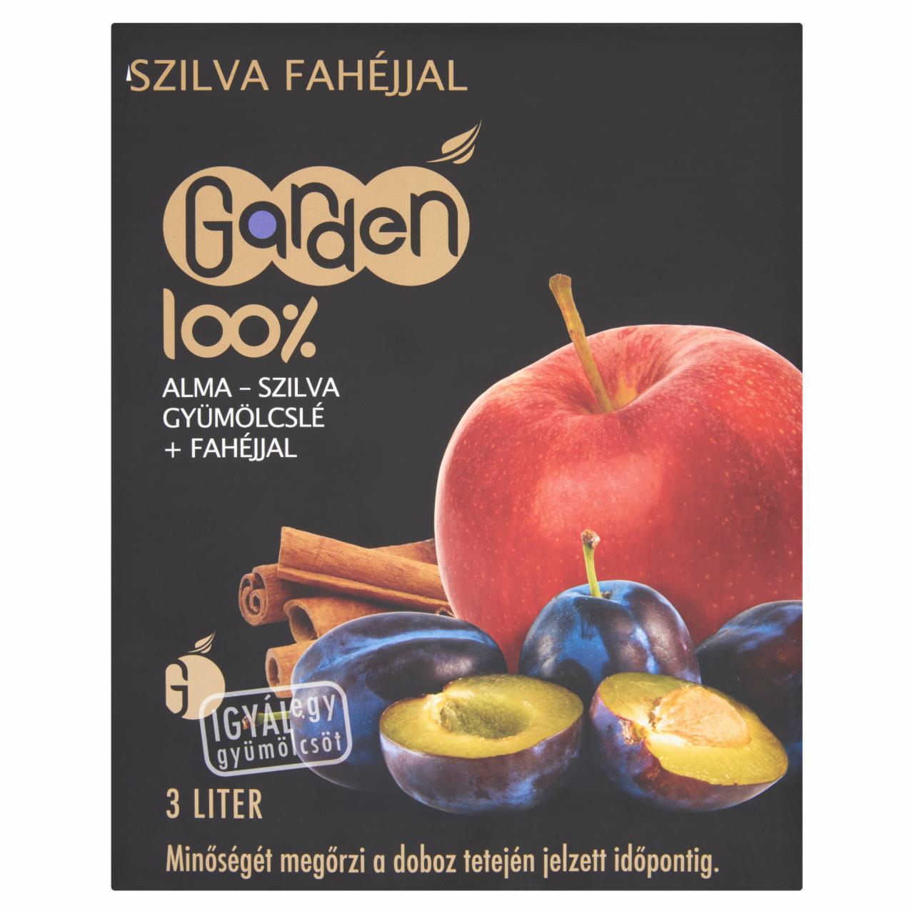 Képek - Garden 100% alma-szilva gyümölcslé fahéjjal 3 l