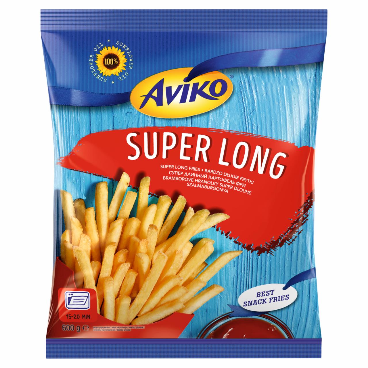 Képek - Aviko Super Long elősütött és gyorsfagyasztott szalmaburgonya sütőbe 600 g