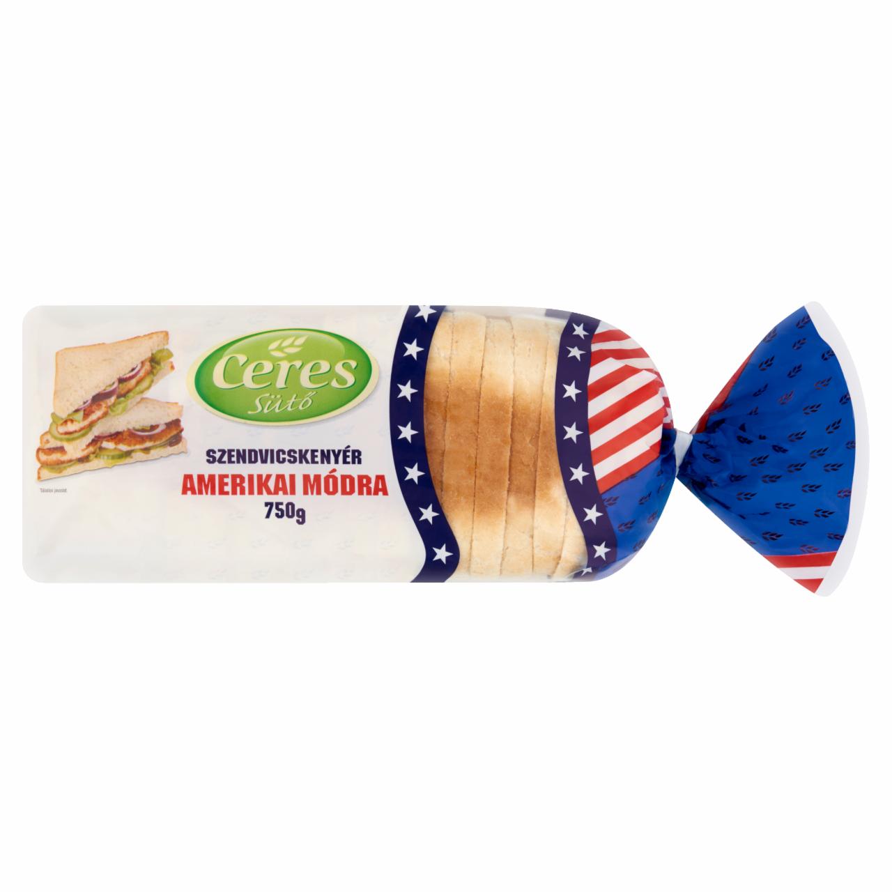 Képek - Ceres Sütő szendvicskenyér amerikai módra 750 g