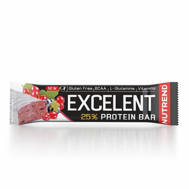 Képek - Excelent 25% protein bar blackcurrant with cranberries and yoghurt coating Nutrend