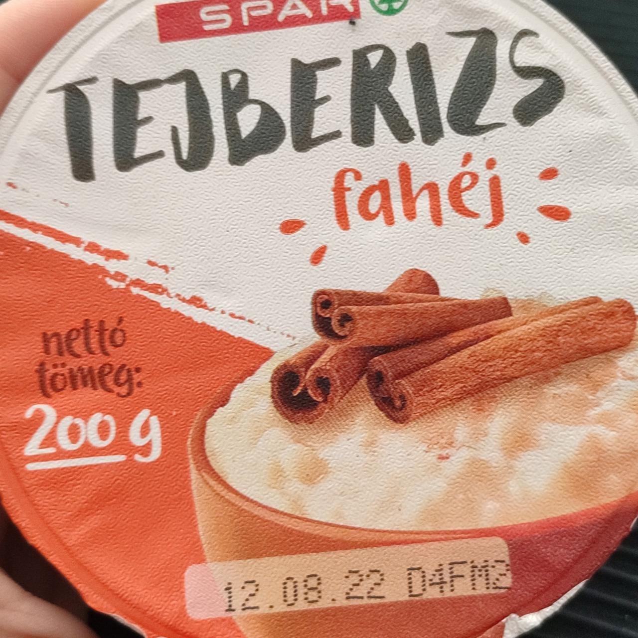 Képek - Tejberizs fahéjas Spar