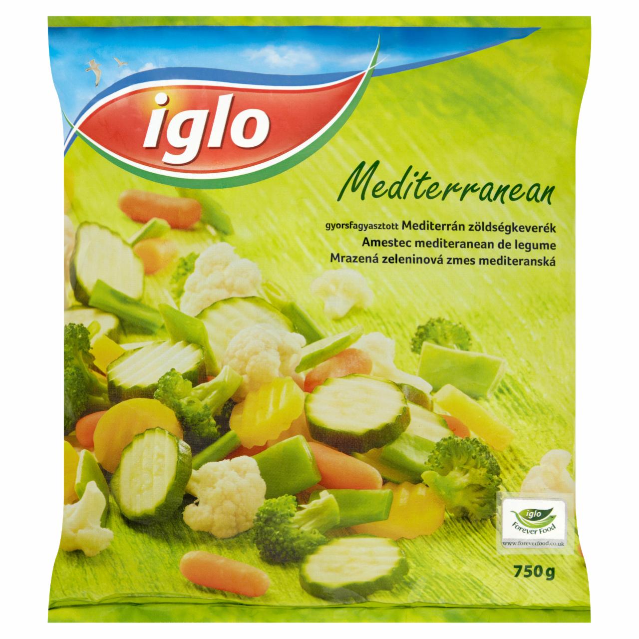 Képek - Iglo gyorsfagyasztott mediterrán zöldségkeverék 750 g