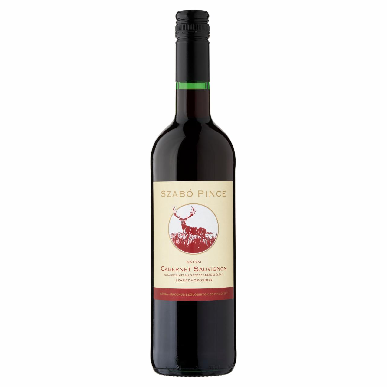 Képek - Szabó Pince Mátrai Cabernet Sauvignon száraz vörösbor 12% 750 ml