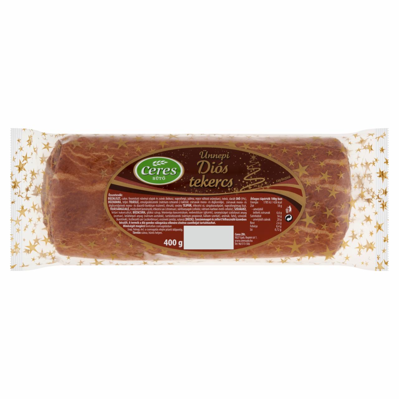 Képek - Ceres ünnepi diós tekercs 400 g