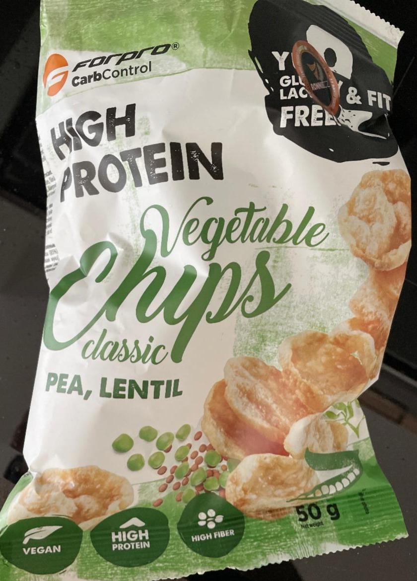 Képek - High Protein Vegetable Chips (Pea, Lentil) Classic Forpro