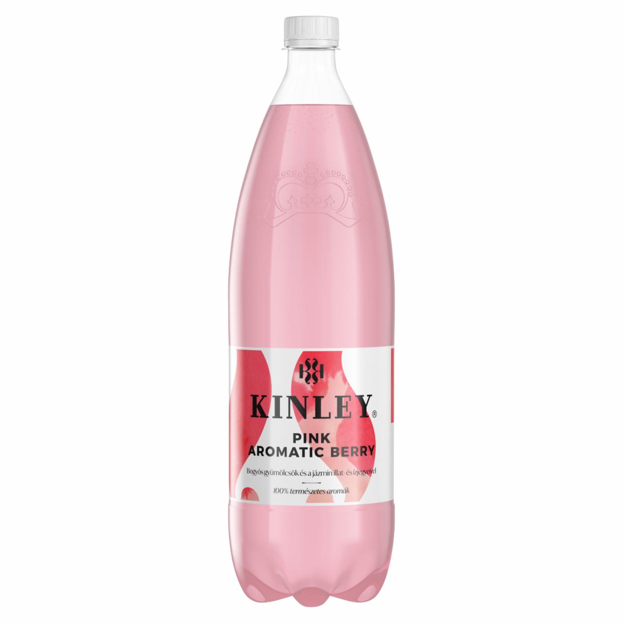 Képek - Kinley Pink Aromatic Berry szénsavas, vegyes bogyós gyümölcsízű üdítőital 1,5 l