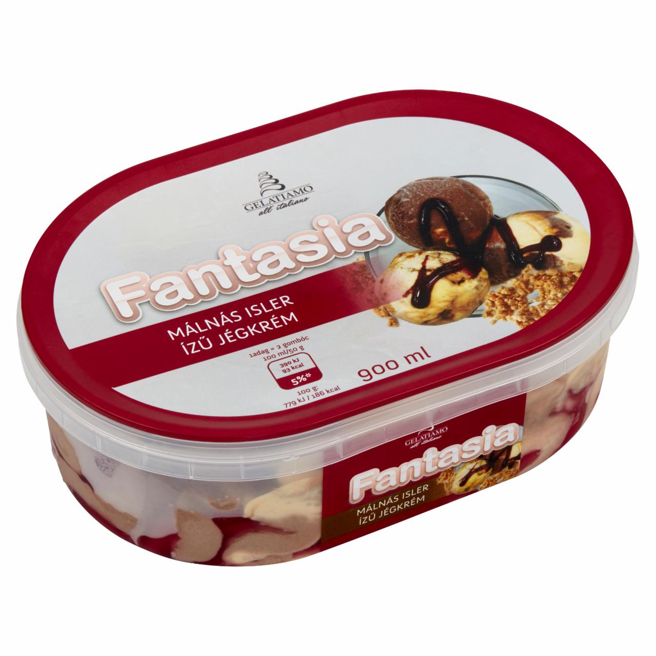 Képek - Gelatiamo Fantasia málnás isler ízű jégkrém 900 ml