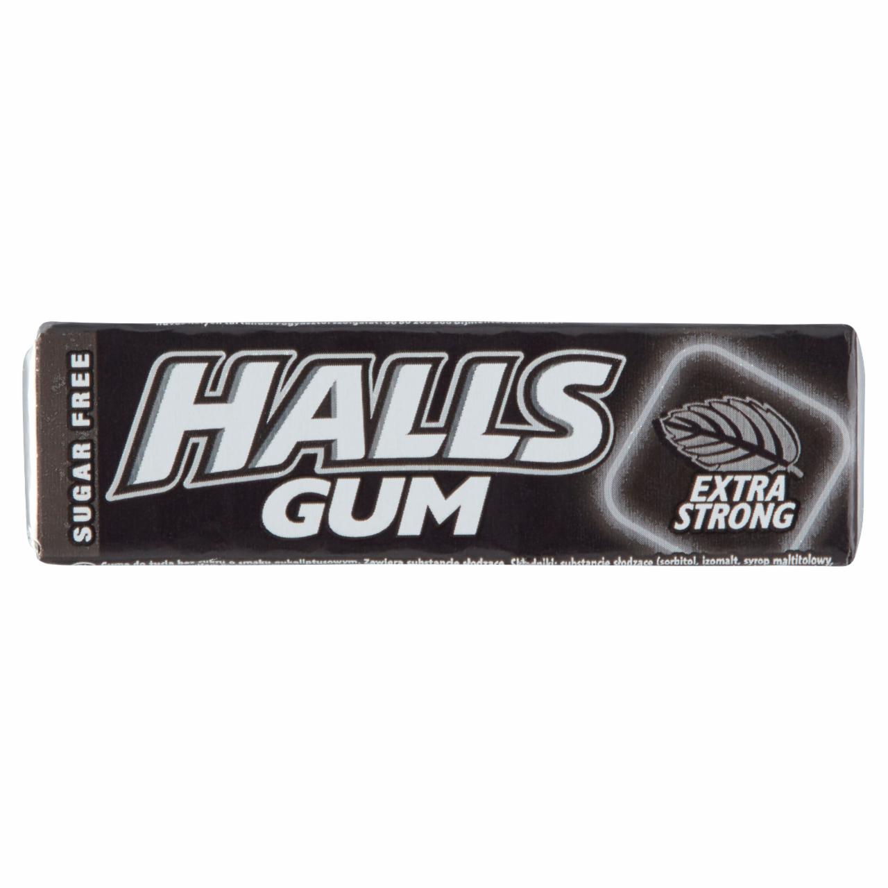 Képek - Halls eukaliptuszízű, cukormentes rágógumi édesítőszerekkel 14 g