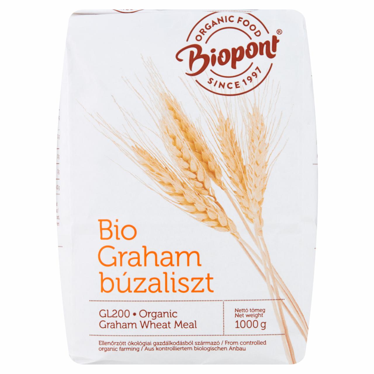 Képek - Biopont BIO graham búzaliszt 1000 g