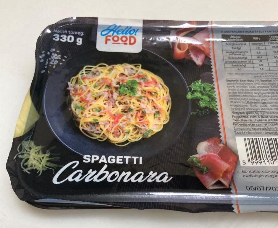 Képek - Hello Food carbonara spagetti 330 g