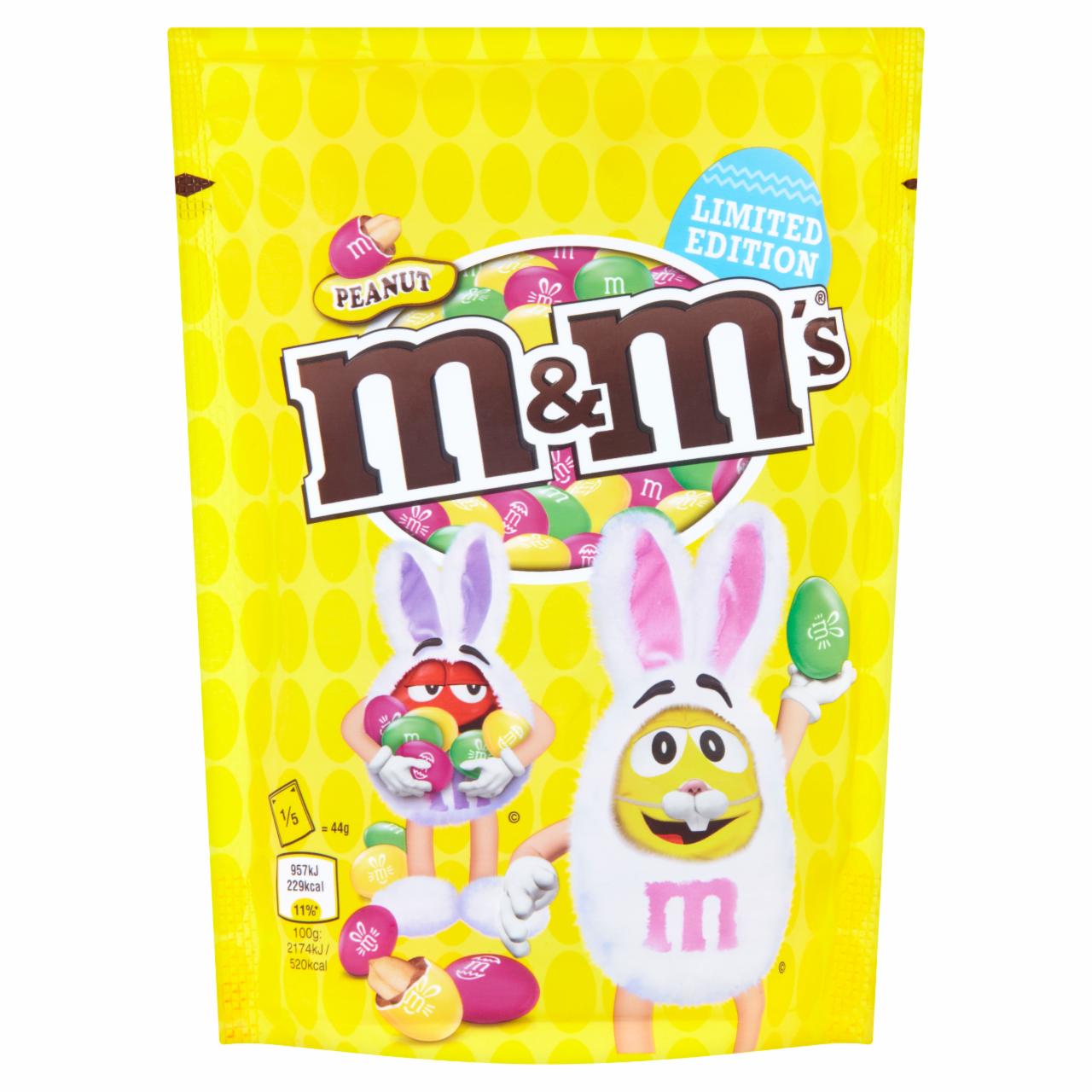 Képek - M&M's földimogyorós drazsé tejcsokoládéban cukorbevonattal