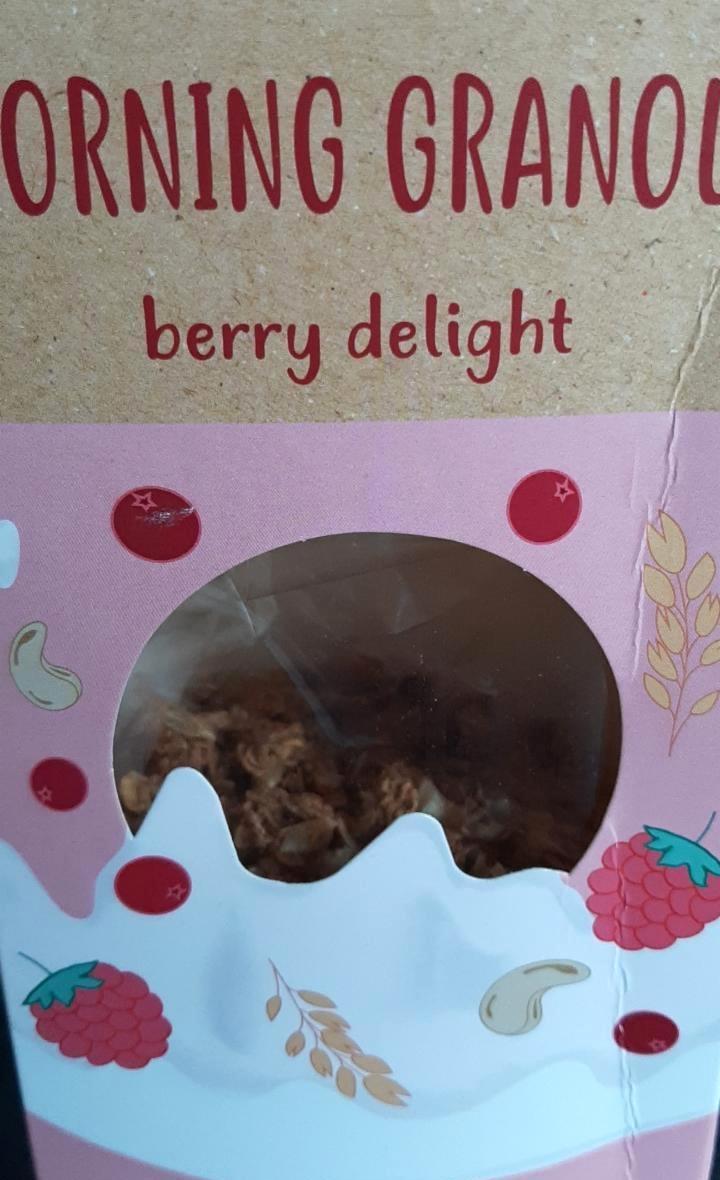 Képek - Mendula Berry Delight gluténmentes aszalt vörösáfonyás-málnás granola kesudióval 300 g