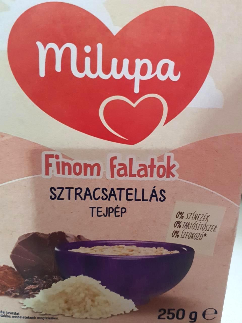 Képek - Finom falatok sztracsatellás tejpép elkészítve Milupa