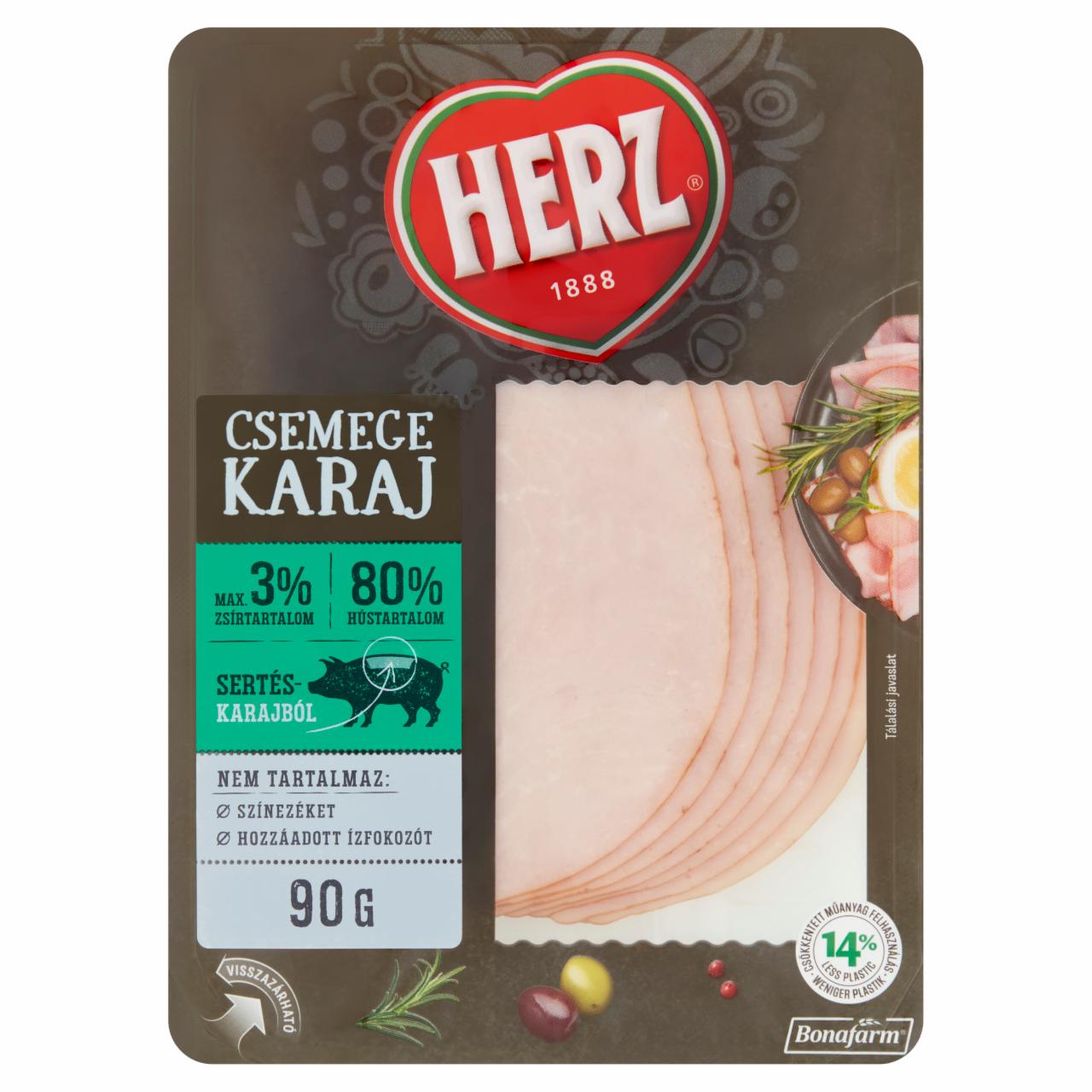 Képek - HERZ csemege karaj 90 g